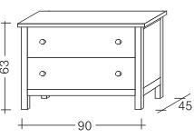 Komoda Natur II velká