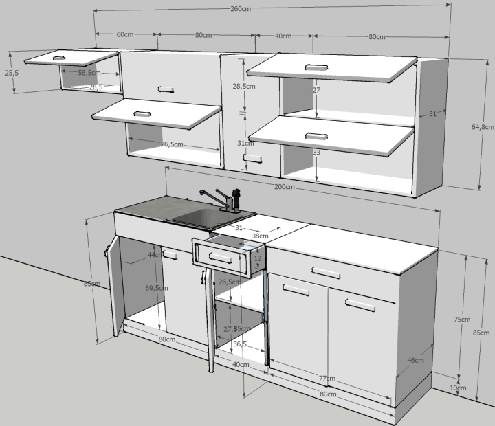Kuchyňská linka Jura New IA 260