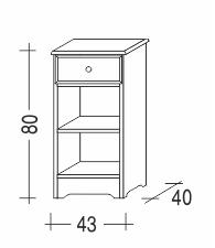 Noční stolek Senior