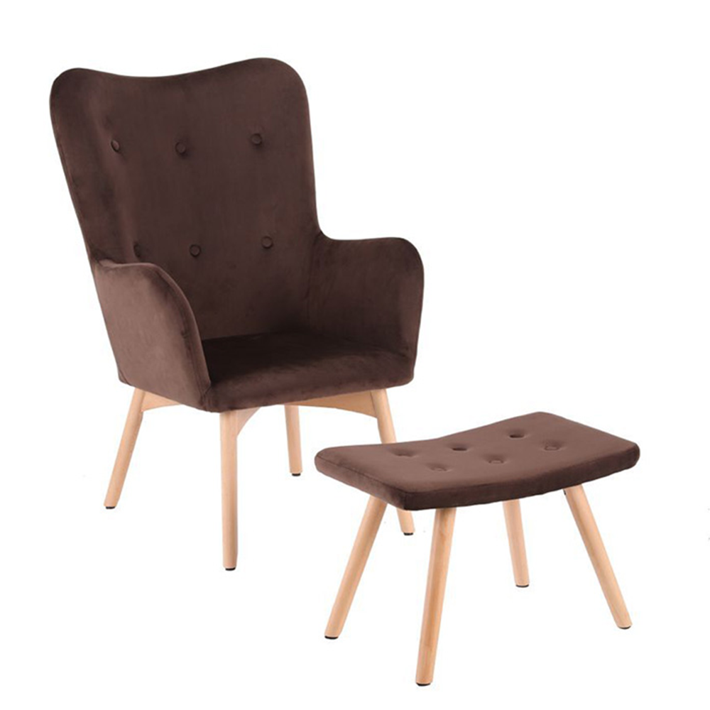 Křeslo Lager New s podnožkou