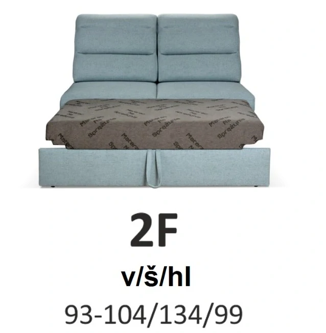 Rohová rozkládací souprava MELANIA 2F-OT 