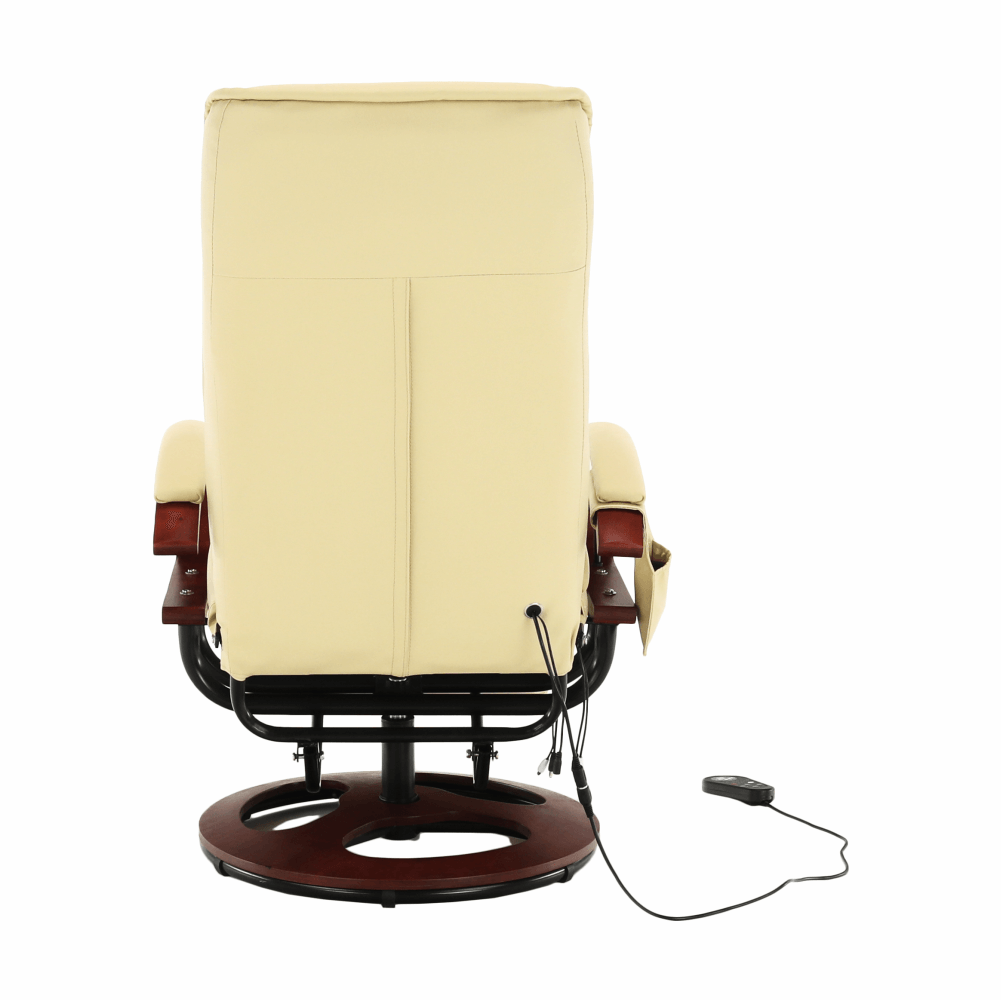 Masážní elektrické křeslo béžové