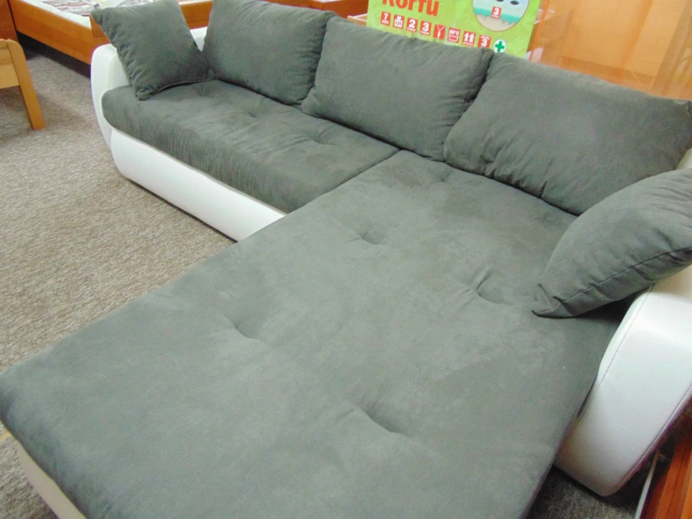 Rohová rozkládací sedací souprava 