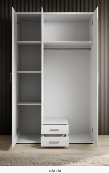 Šatní skříň 3 dveřová