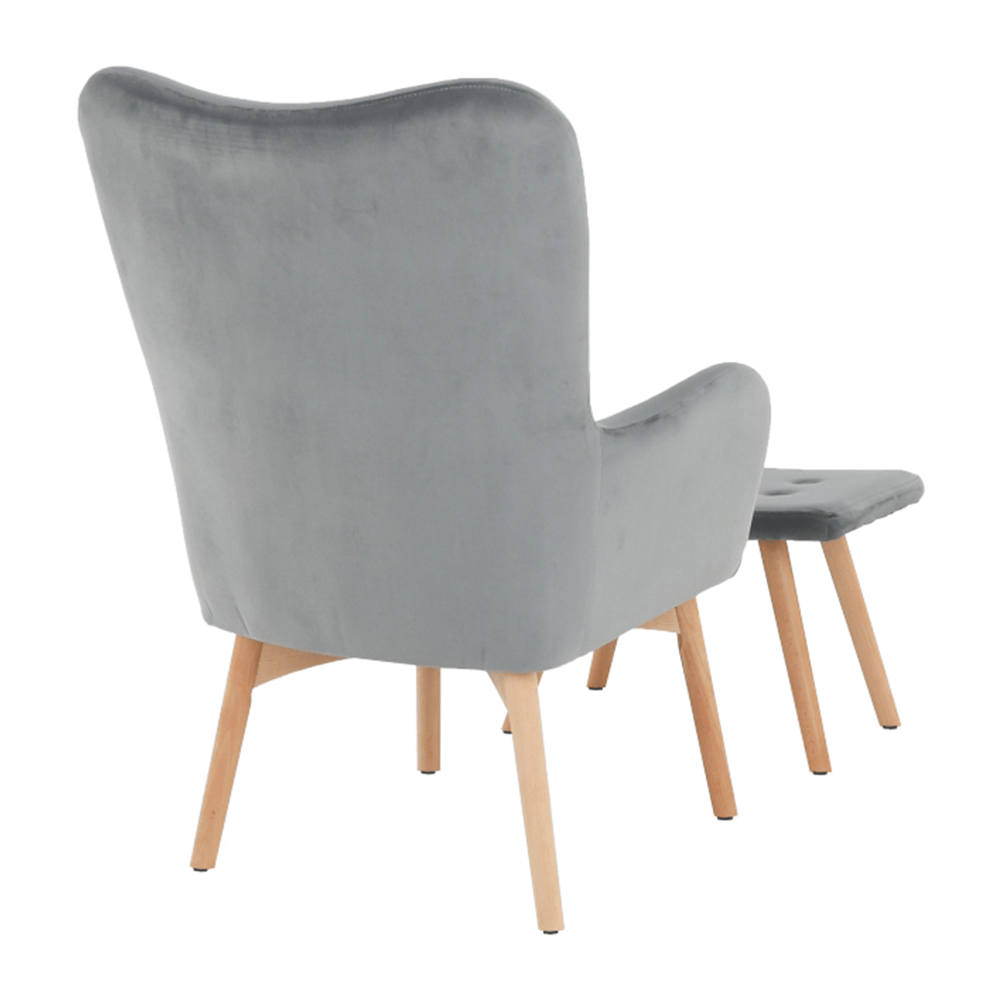 Křeslo Lager New s podnožkou