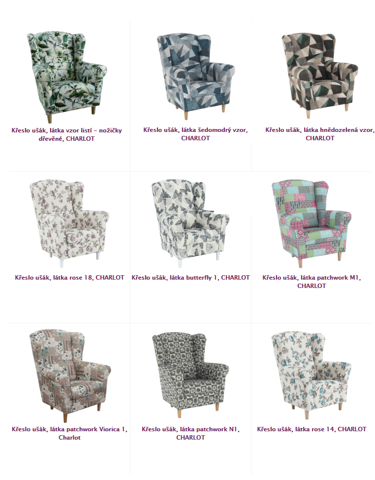 Křeslo Charlot 1