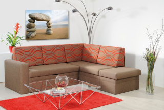 Sedací souprava Flóra s volným rohem