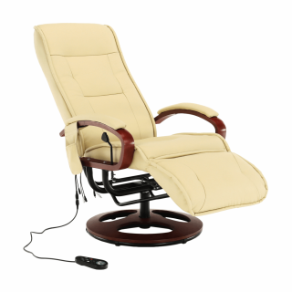 Masážní elektrické křeslo béžové