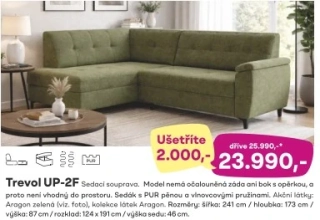 Sedací souprava TREVOL UP-2F