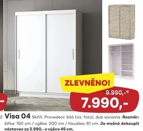 6 - Skříň VISA š= 150 cm