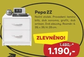 7 - PEPA 2 Z noční stolek