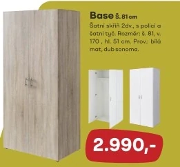 6 - Skříň BASE š = 61 cm